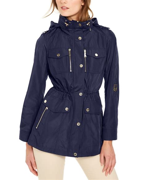 long anorak michael kors|Michael Kors anorak coat.